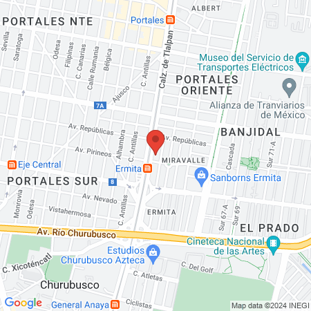 Rosas Galindo Alejandro map