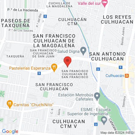 The King Barber Shop map