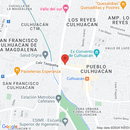 Podólogo Taxqueña map