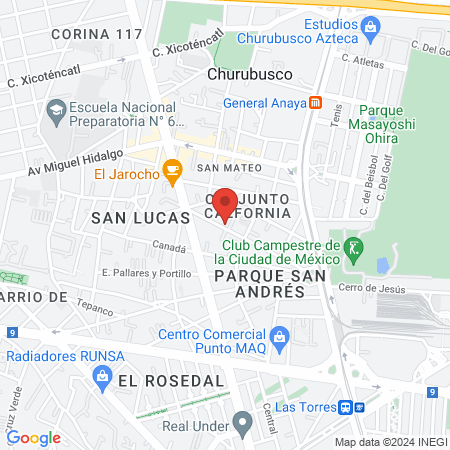 Dr Francisco Tamez Y Asociados map