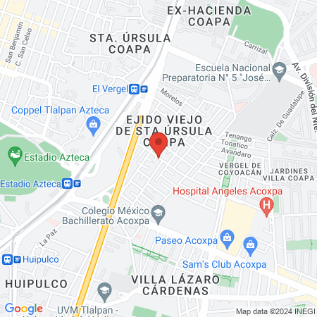 ESTETICA D'CLASS map