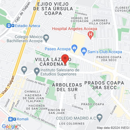 Mr. Woof Veterinaria Coapa map