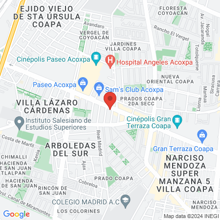 Dr. Antonio Mena map