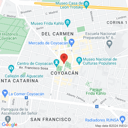 Consultorios dentales del Sector Privado map