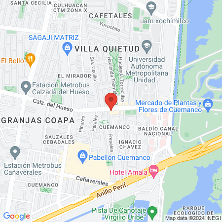 Dentista Cuemanco map