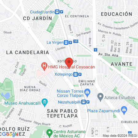 Dr. Carlos Esteban Aranza Doniz, Pediatra map