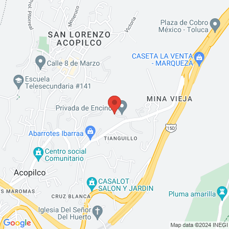 Centro de Atencion al Pie map