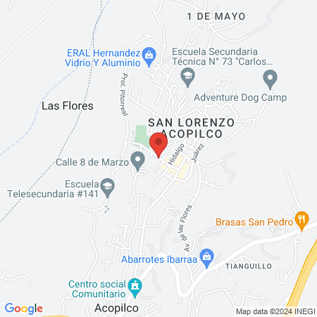 Sanatorio Guadalupe map
