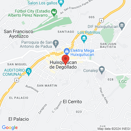 Mtro. David Antonio Endaro Bueno, Fisioterapeuta map