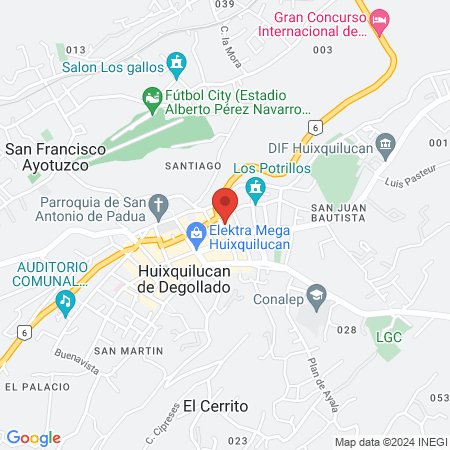 Consultorio de Rehabilitación Integral Huixquilucan. map