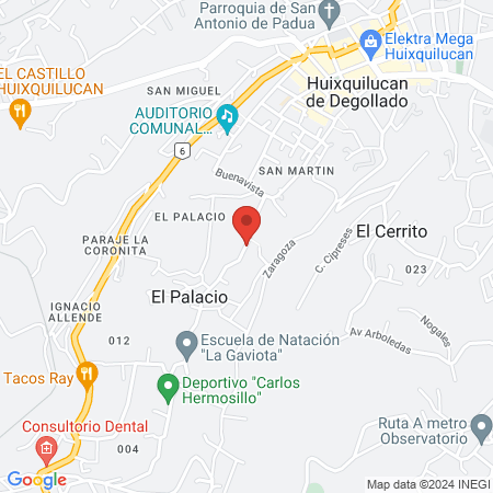 Fisioterapeuta Mario Velázquez map