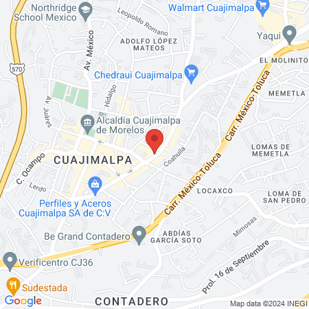 Depósito Dental Treiser map