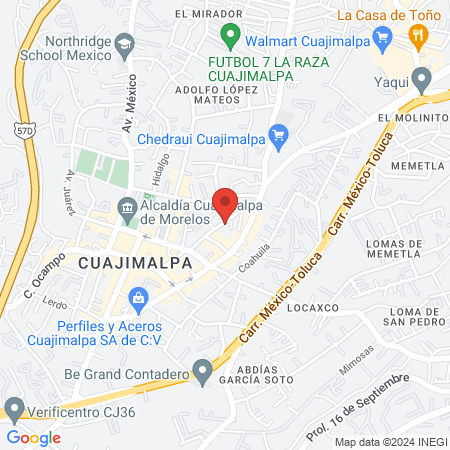 Centro Auditivo Cuajimalpa map