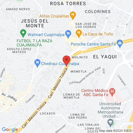 Chávez Gonzalez Patricia Graciela map