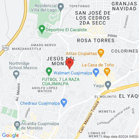 Martín Flores Vargas Cirujano Dentista map