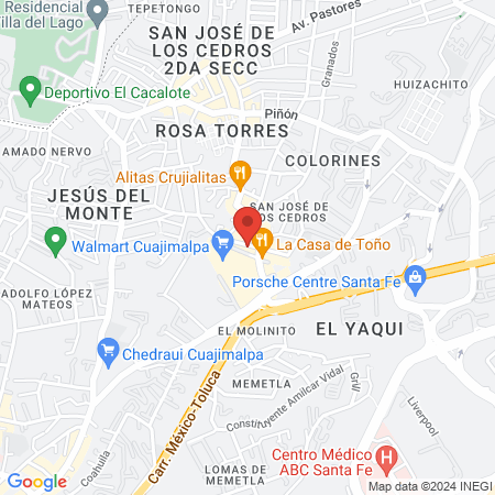 MEDICAL VET CEDROS map