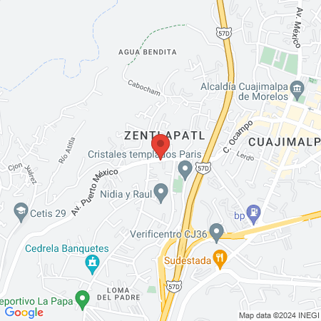 ESTETICA UNISEX "ANTONY" map