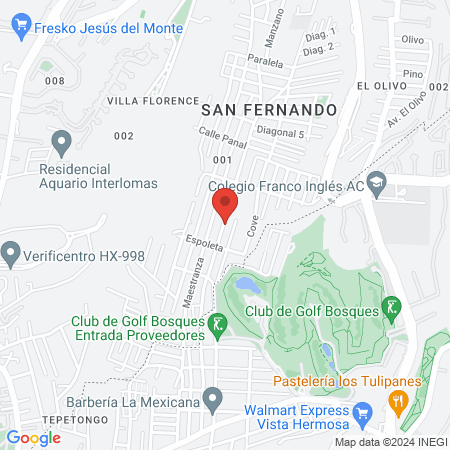 Richard Chun Taekwondo México A. C. San Fernando map
