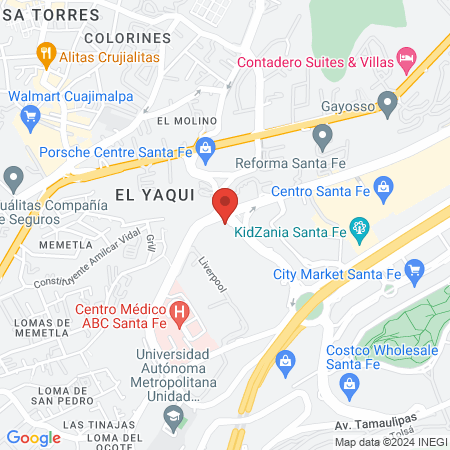 In Your Line Spa map