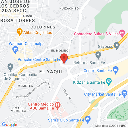 Nelson Vargas Family Fitness Santa Fe map