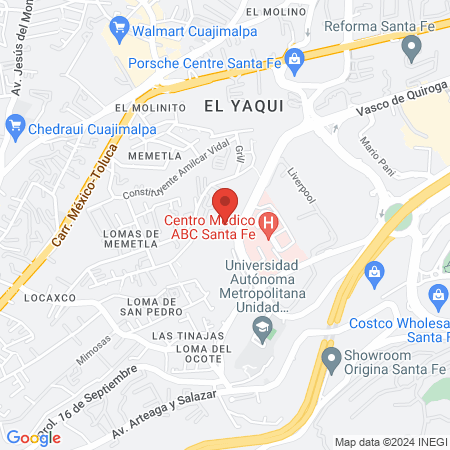 Dra. Ana Lucía Orozco Aguirre map