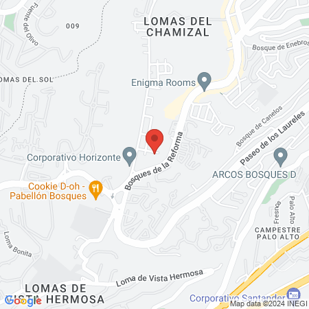 Power Plate Mexico SA de CV map