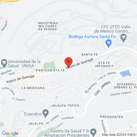 Instituto en terapias alternativas map