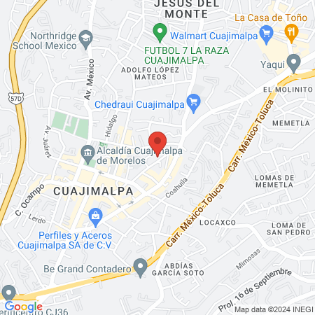 ORTOPEDIA DENTAL map