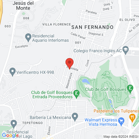 ESCUELA DE ARTES MARCIALES CHINAS LOTO BLANCO map