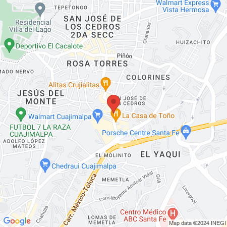 Centro De Osteopatia Y Quiropractica map