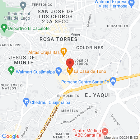 CLINICA OFTALMOLÓGICA, CENTRO ÓPTICO DE DIAGNOSTICO, GRANADA. map