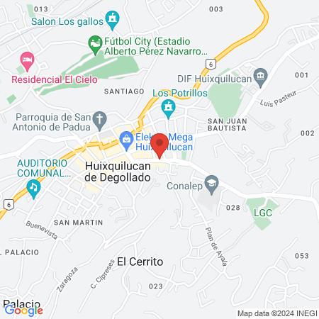 Huixquiestetic Canina map