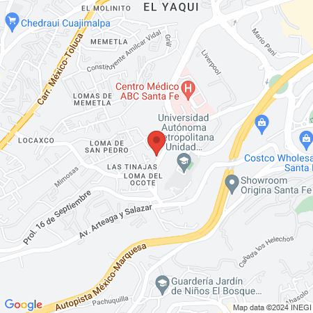 Dr. Carlos Daniel Robles Vidal map