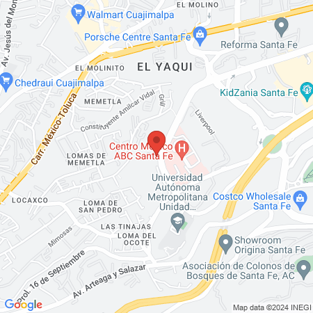 Oftalmólogo | Dr. Juan Pablo Olivares de Emparan map