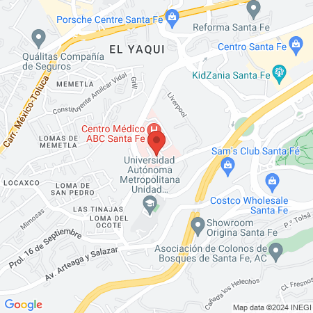 Dr. Mauricio de la Fuente Lira map