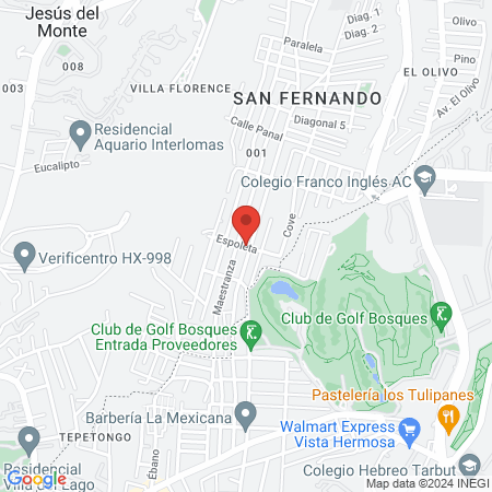 Hipster's Barbershop map