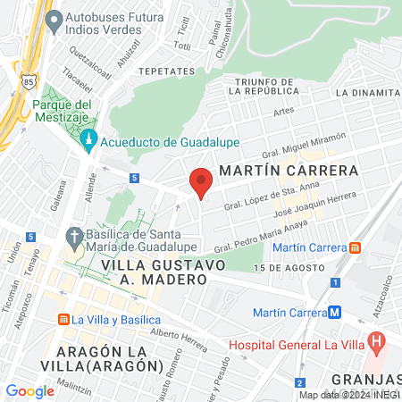 Barberia y Estetica Cristian map