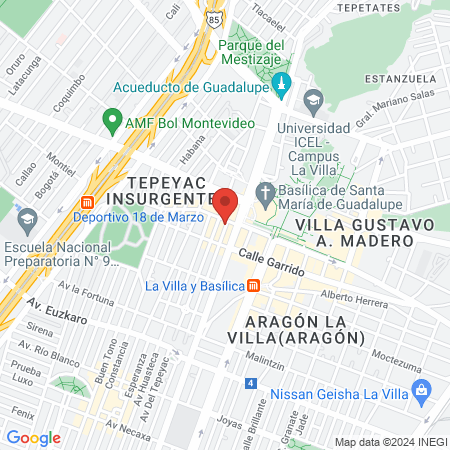 Blue Factory Salon map