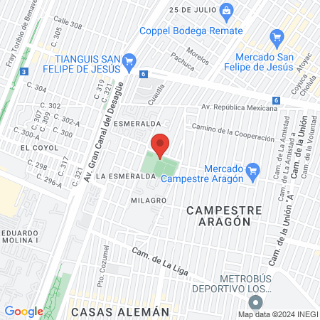 Deportivo Parque Bicentenario map