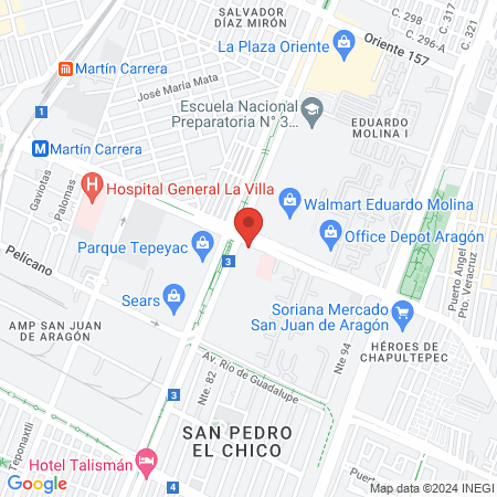 Hospital de Psiquiatría "Morelos" de la Ciudad de México, IMSS map