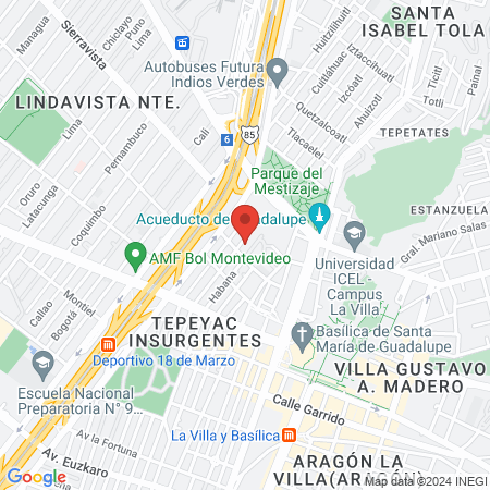 Lic. Mariana Ledesma Romero, Fisioterapeuta map