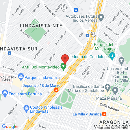 Clínica de Rehabilitación Integral Lindavista map