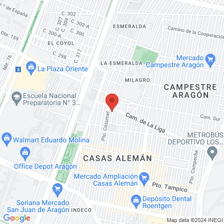 QUIROFISICOS Y FISIOTERAPEUTA map