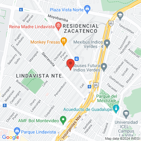 Dr. Joel Antonio Medina Godínez map