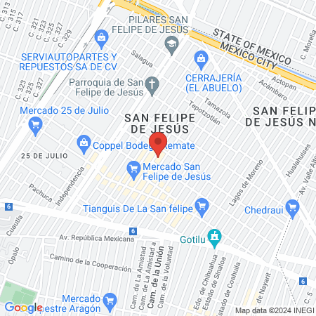 Clínica Castuera map