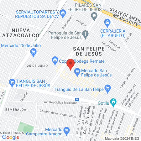 CONSULTORIO MEDICINA INTEGRAL map