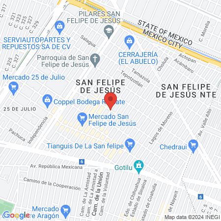 Abarrotes Tecpan map