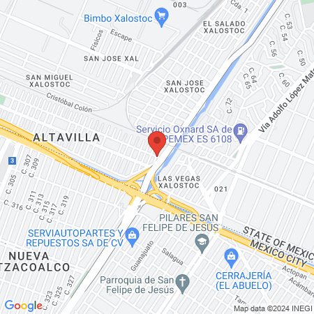 Hospital General San Juan map