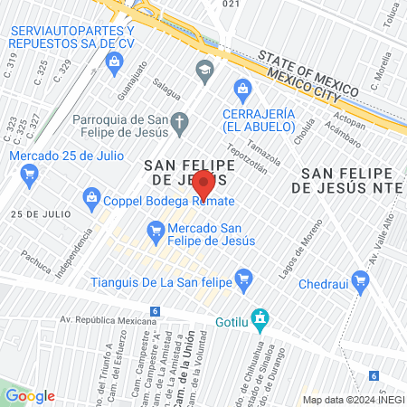 Kindaa fisioterapia map