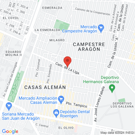 Fisioterapia y Rehabilitacion Angeles map